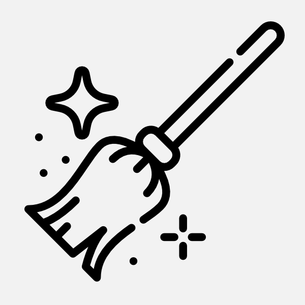 Sprzątanie po zmarłych ikona